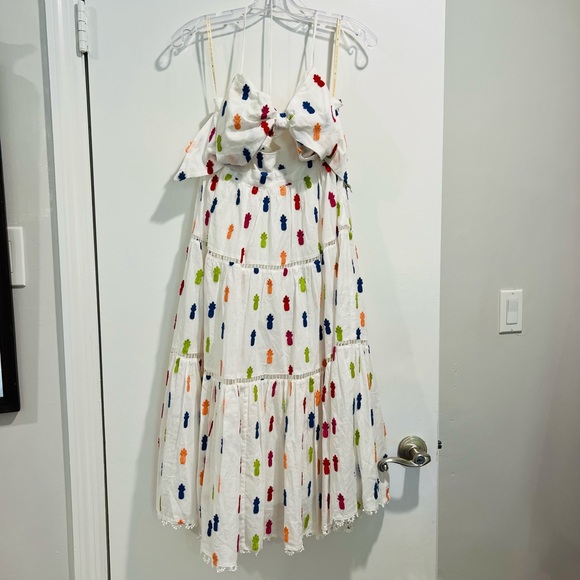 FARM RIO**Multicolor Pineapple Midi Dress***XS,S $389 - Picture 6 of 9